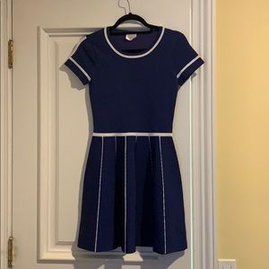 Parker blue mini dress